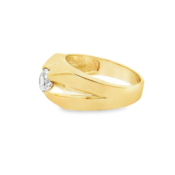Estate - Diamond Gent's Ring Image 2 Flora Gems Decatur, IL