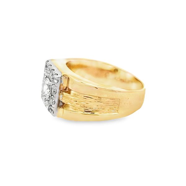 Estate - Diamond Gent's Ring Image 2 Flora Gems Decatur, IL