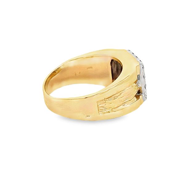 Estate - Diamond Gent's Ring Image 4 Flora Gems Decatur, IL