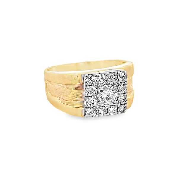Estate - Diamond Gent's Ring Flora Gems Decatur, IL
