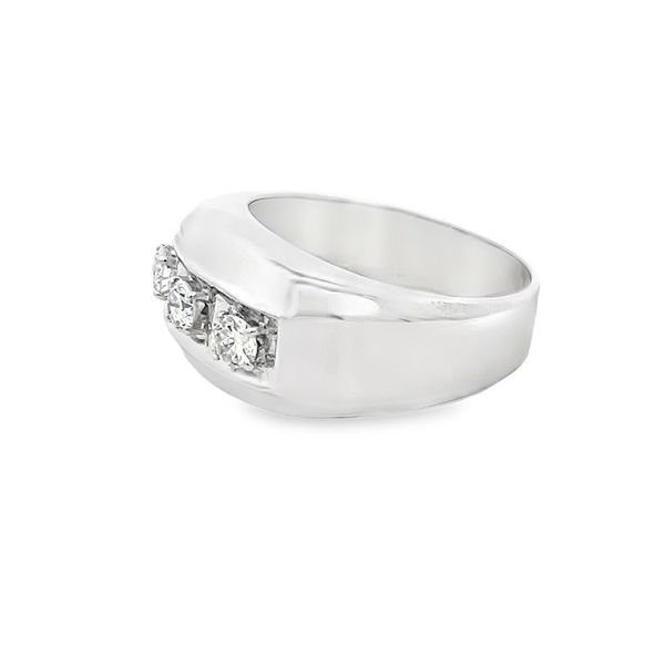 Estate - Diamond Gent's Ring Image 2 Flora Gems Decatur, IL