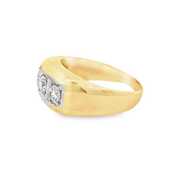 Estate - Diamond Gent's Ring Image 2 Flora Gems Decatur, IL