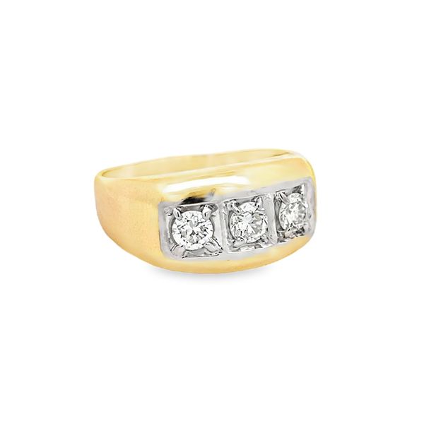 Estate - Diamond Gent's Ring Flora Gems Decatur, IL