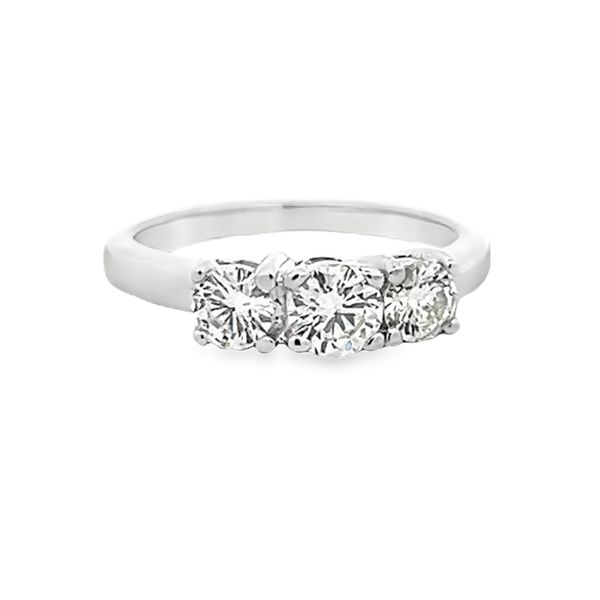 Estate - Three Stone Diamond Ring Flora Gems Decatur, IL