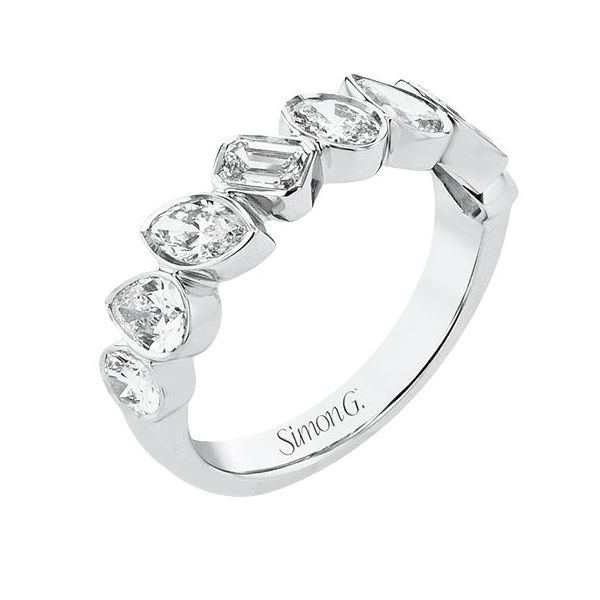 Estate - Simon G. Diamond Ring Flora Gems Decatur, IL