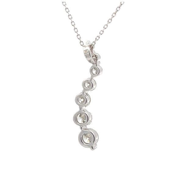 Estate - Diamond Journey Pendant Image 3 Flora Gems Decatur, IL