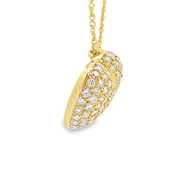 Estate - Diamond Heart Pendant Image 4 Flora Gems Decatur, IL