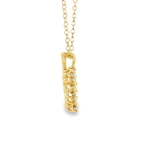 Estate - Heart Diamond Pendant Image 4 Flora Gems Decatur, IL