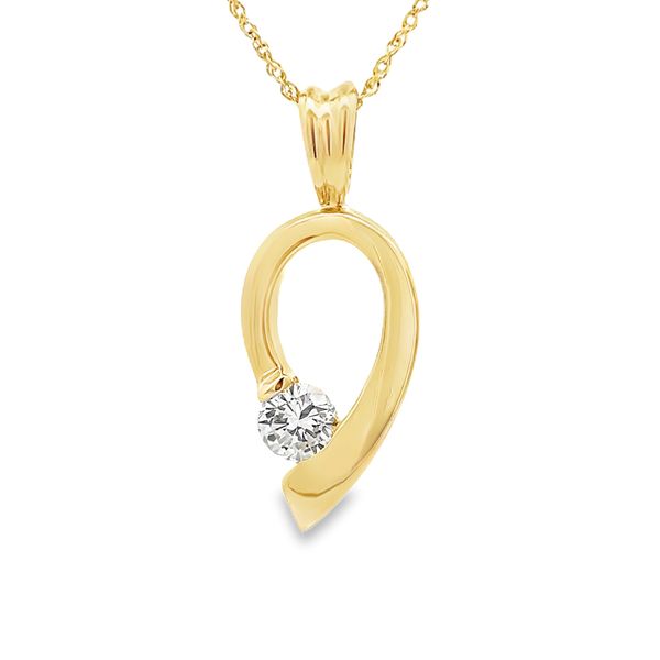 Estate - Diamond Pendant Flora Gems Decatur, IL