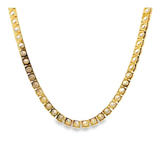 Estate - Diamond Tennis Necklace Image 3 Flora Gems Decatur, IL
