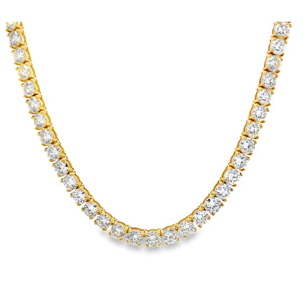 Estate - Diamond Tennis Necklace Flora Gems Decatur, IL