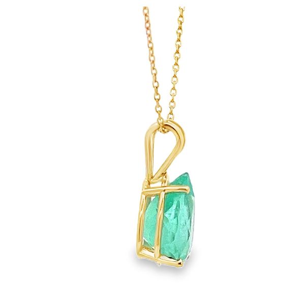 Estate - Emerald Pendant Image 4 Flora Gems Decatur, IL