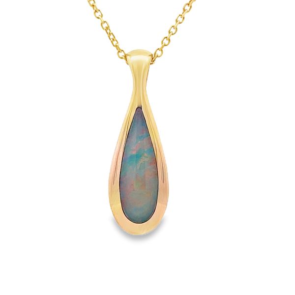 Estate - Opal Pendant Flora Gems Decatur, IL