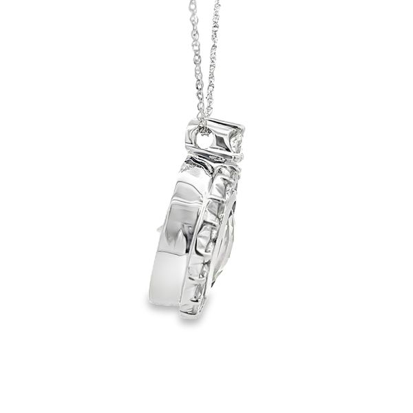 Estate - Tourmaline and Diamond Pendant Image 4 Flora Gems Decatur, IL