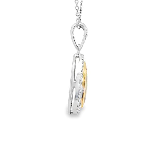 Estate - Opal and Diamond Pendant Image 4 Flora Gems Decatur, IL
