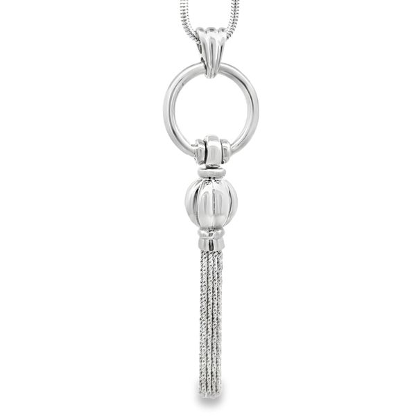 Estate - Sterling Silver Necklace Flora Gems Decatur, IL