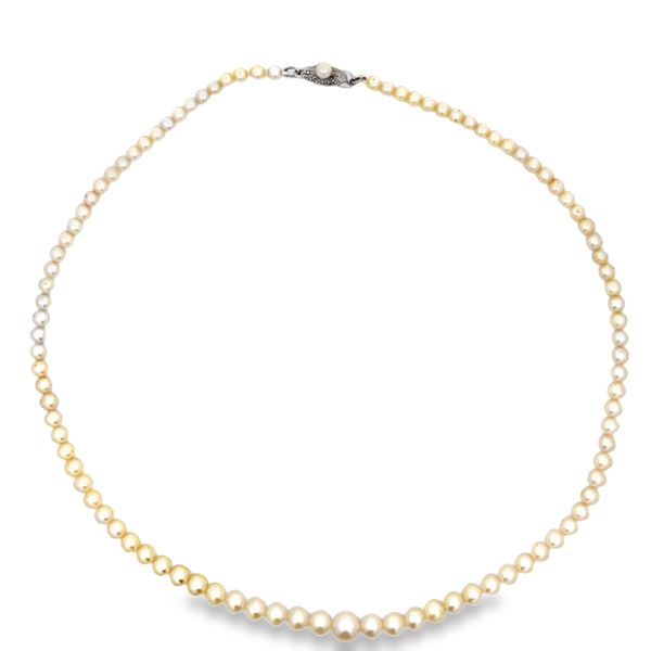 Estate - Pearl Necklace Flora Gems Decatur, IL
