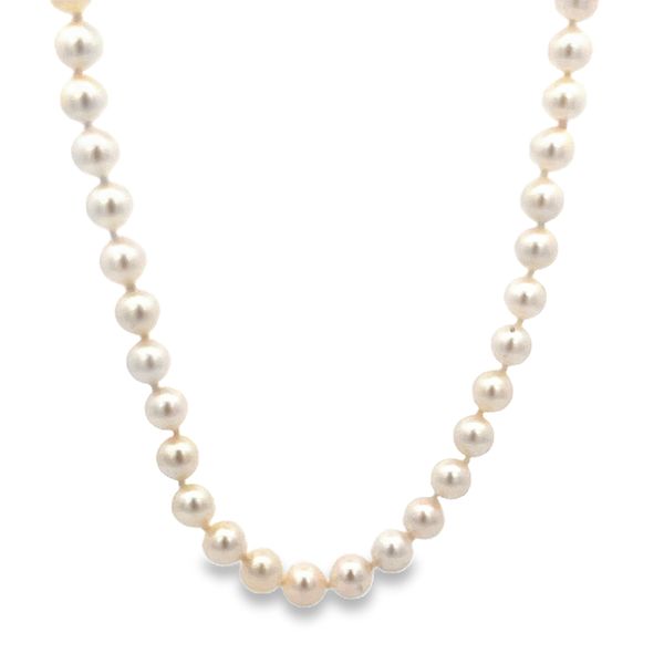Estate - Akoya Pearl Necklace Flora Gems Decatur, IL