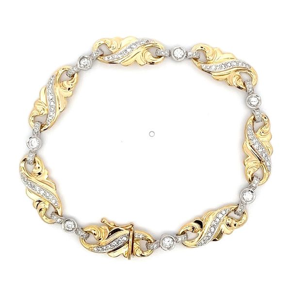 Estate - Diamond Bracelet Image 3 Flora Gems Decatur, IL