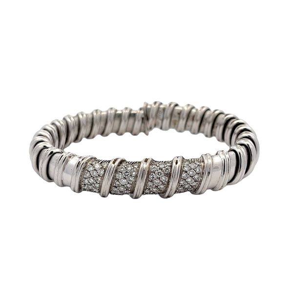 Estate - Roberto Coin Diamond Bracelet Flora Gems Decatur, IL