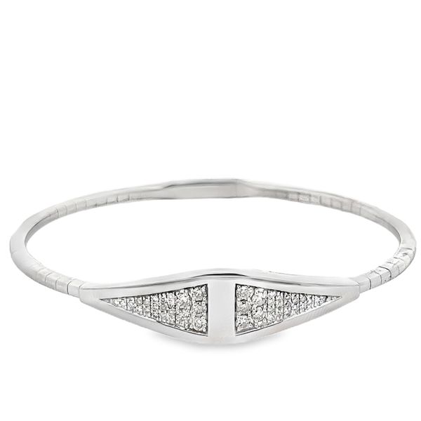 Estate - Diamond Bangle Bracelet Flora Gems Decatur, IL