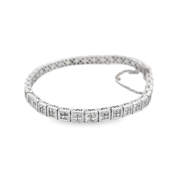 Estate - Diamond Bracelet Image 2 Flora Gems Decatur, IL