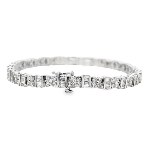 Estate - Diamond Bracelet Image 3 Flora Gems Decatur, IL