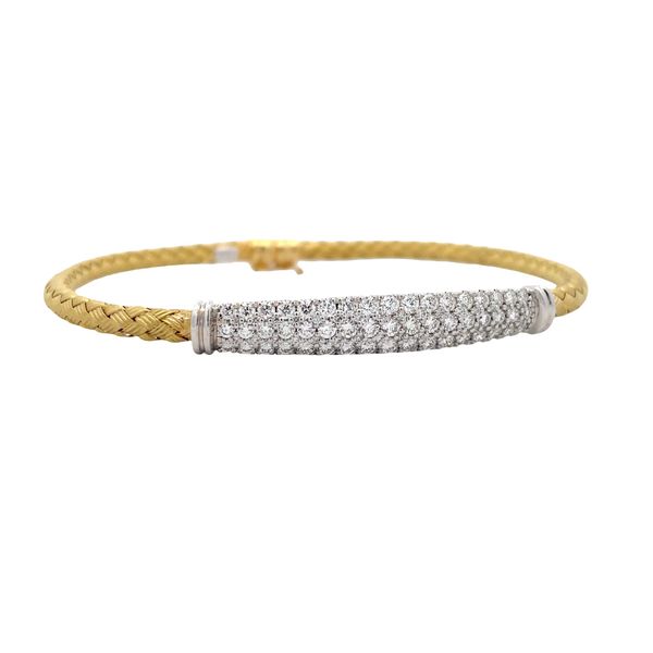 Estate - Simon G. Diamond Bracelet Flora Gems Decatur, IL