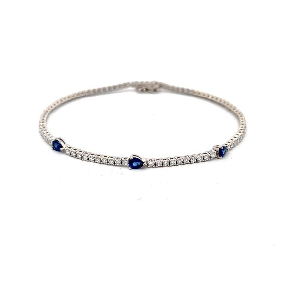 Estate - Simon G. Sapphire and Diamond Bracelet Flora Gems Decatur, IL