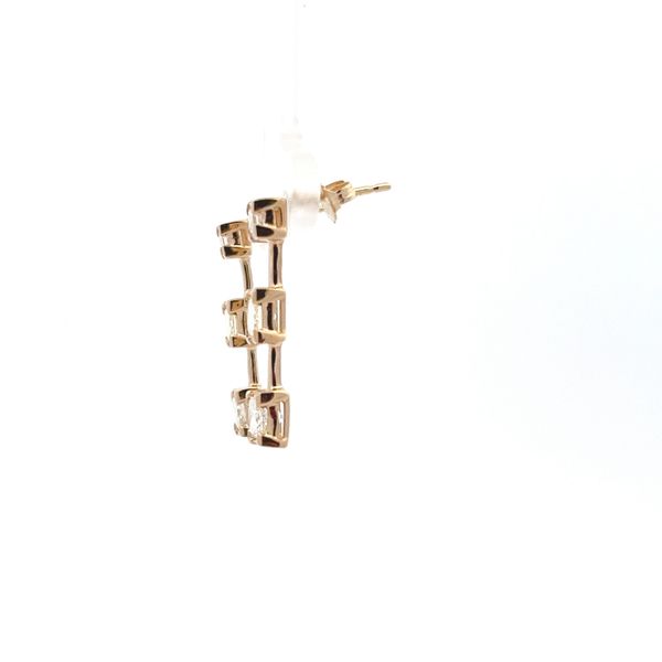 Estate - Diamond Earrings Image 2 Flora Gems Decatur, IL