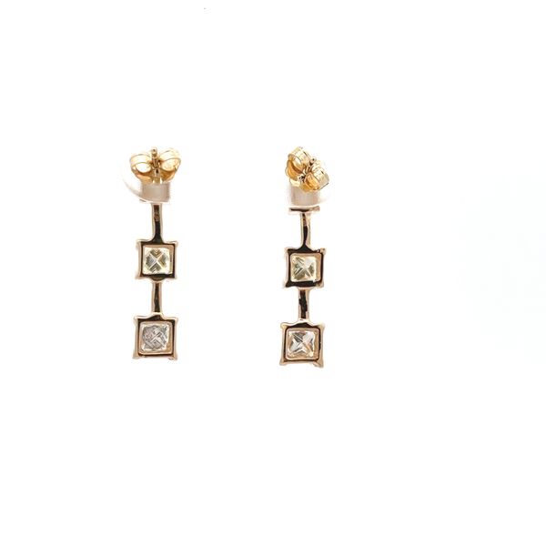 Estate - Diamond Earrings Image 3 Flora Gems Decatur, IL