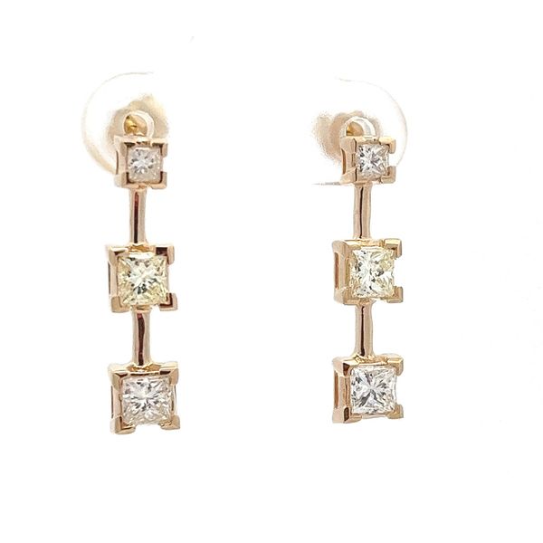Estate - Diamond Earrings Flora Gems Decatur, IL