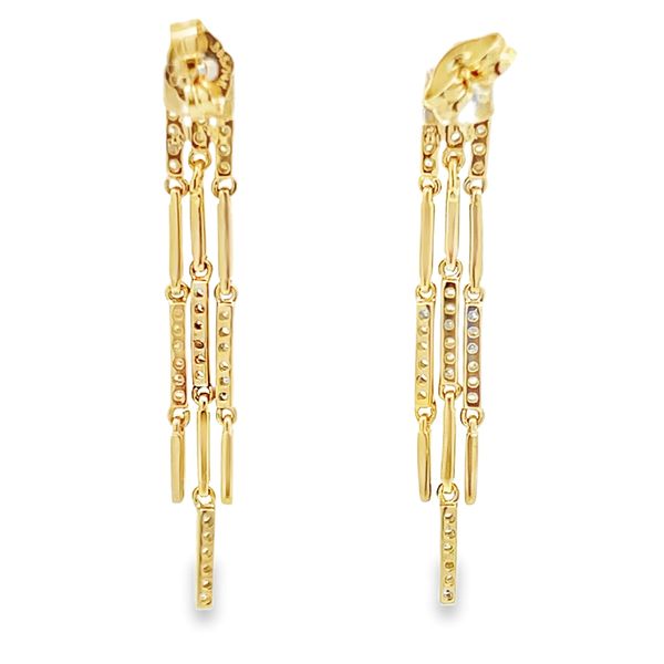 Estate - Diamond Earrings Image 3 Flora Gems Decatur, IL