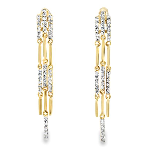 Estate - Diamond Earrings Flora Gems Decatur, IL