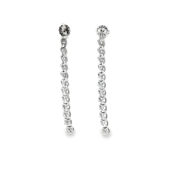 Estate - Diamond Earrings Image 3 Flora Gems Decatur, IL