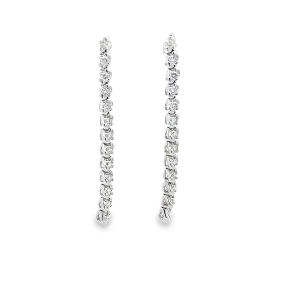 Estate - Diamond Earrings Flora Gems Decatur, IL