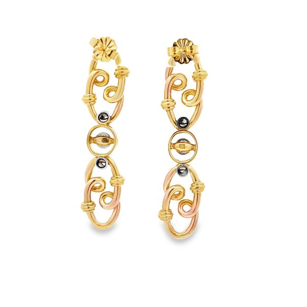 Estate - Diamond Earrings Image 3 Flora Gems Decatur, IL
