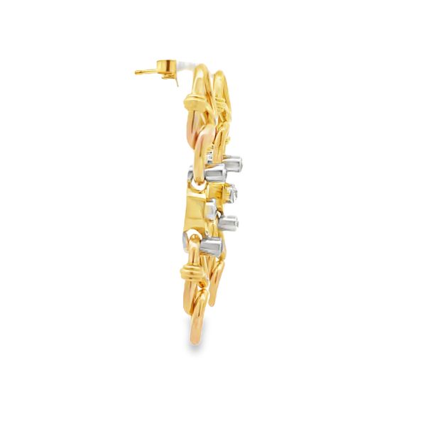 Estate - Diamond Earrings Image 4 Flora Gems Decatur, IL