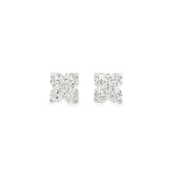 Estate - Diamond Earrings Flora Gems Decatur, IL