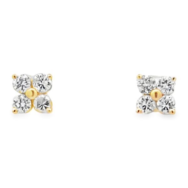 Estate - Diamond Earrings Flora Gems Decatur, IL