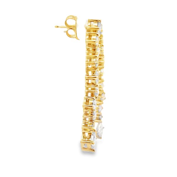 Estate - Diamond Earrings Image 4 Flora Gems Decatur, IL