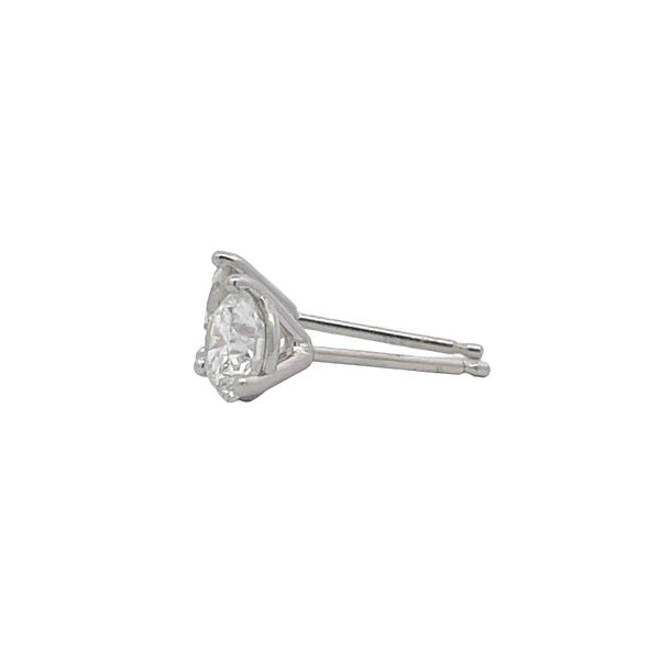 Estate - Diamond Stud Earrings Image 2 Flora Gems Decatur, IL