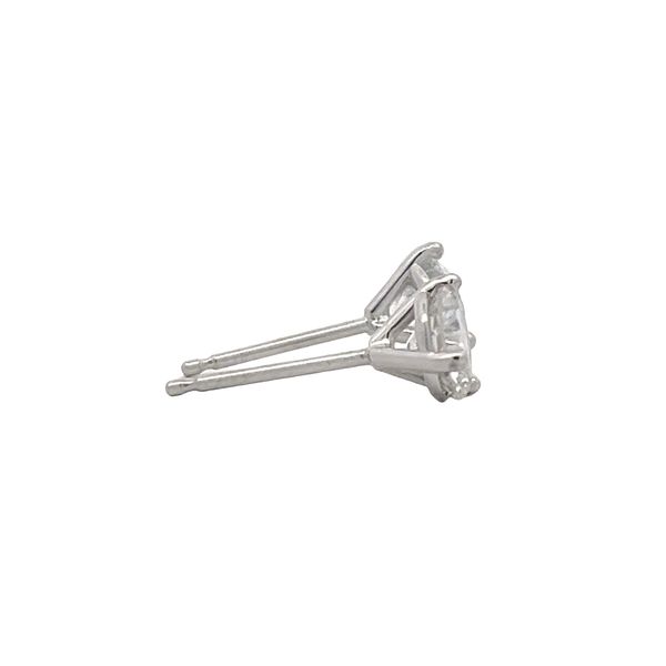 Estate - Diamond Stud Earrings Image 4 Flora Gems Decatur, IL