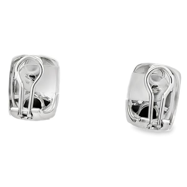 Estate - Black Onyx and Diamond Earrings Image 3 Flora Gems Decatur, IL