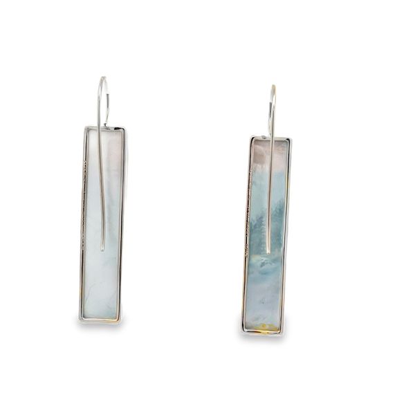 Estate - Citrine, Onyx, and Quartz Earring Image 3 Flora Gems Decatur, IL