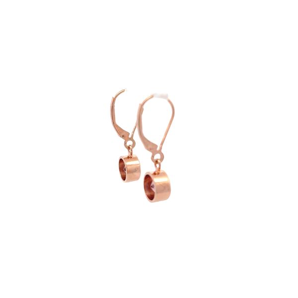 Estate - Pink Zircon Earrings Image 4 Flora Gems Decatur, IL