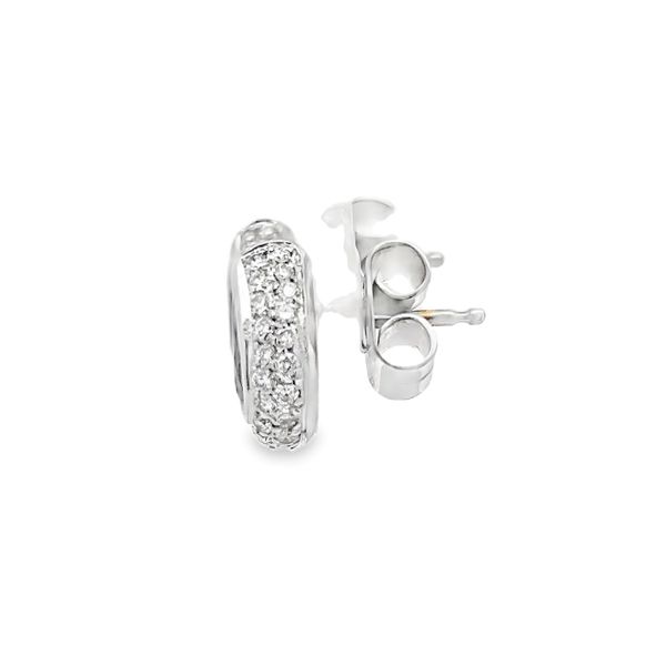 Estate - Sapphire and Diamond Earrings Image 2 Flora Gems Decatur, IL