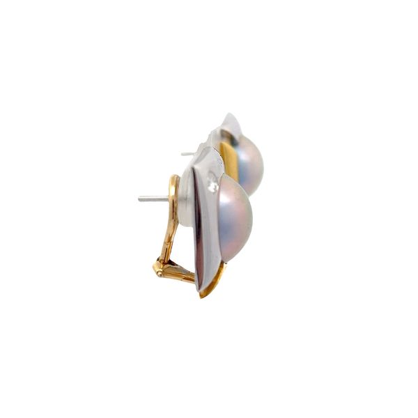Estate - Pearl Earrings Image 4 Flora Gems Decatur, IL