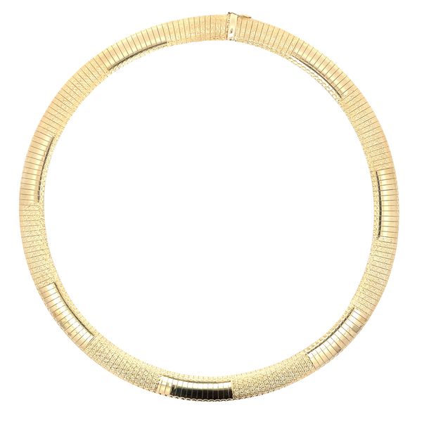 Estate - Gold Omega Necklace Flora Gems Decatur, IL