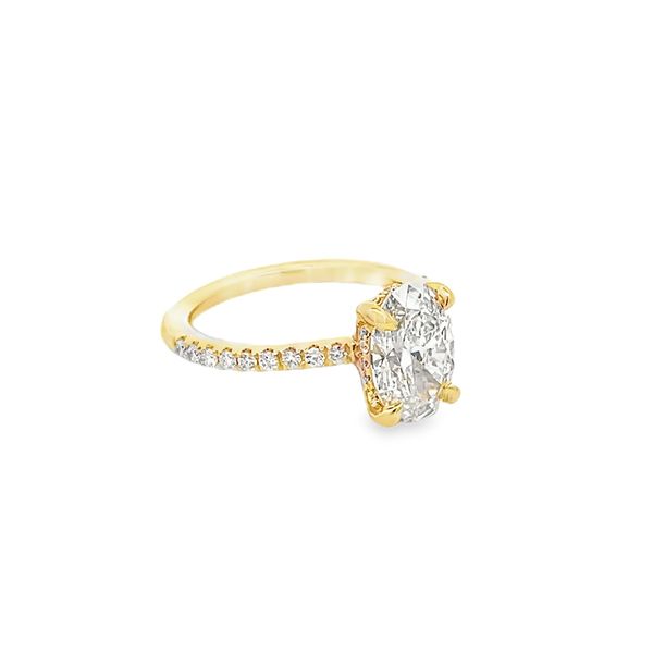Estate - Lab Grown and Natural Diamond Engagment Ring Flora Gems Decatur, IL